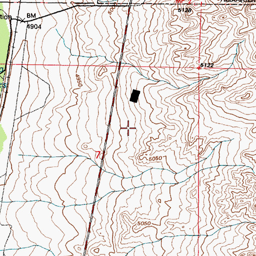 Topographic Map of Isleta Casino and Resort, NM