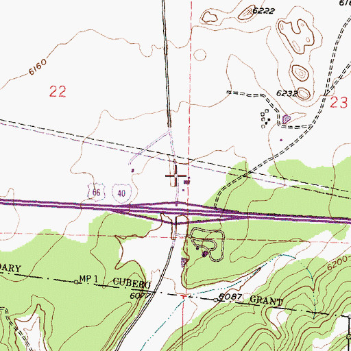 Topographic Map of Sky City Casino, NM