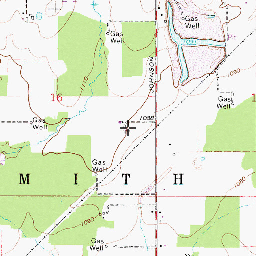 Topographic Map of Grammer Jersey Farm, OH