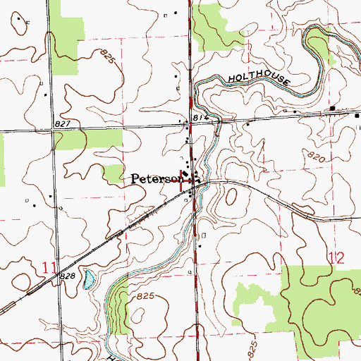 Topographic Map of Heller Nursery, IN
