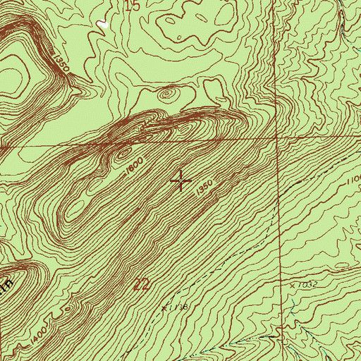 Topographic Map of Lutsen Census Designated Place, MN