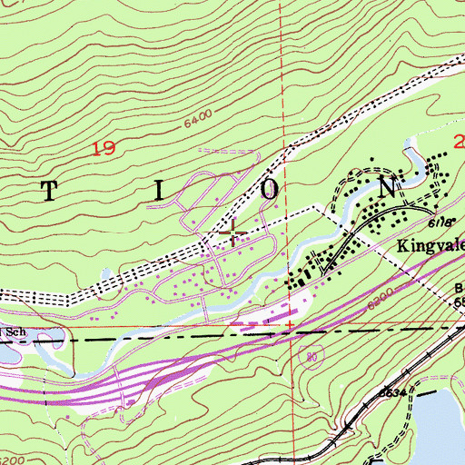 Topographic Map of Kingvale Census Designated Place, CA