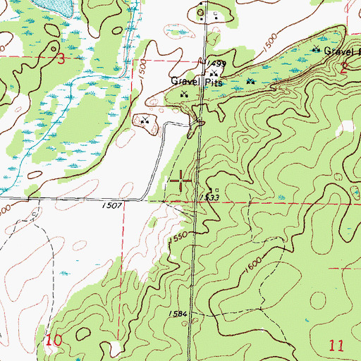 Topographic Map of West Roy Lake Census Designated Place, MN