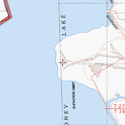 Topographic Map of Long Valley Creek, CA