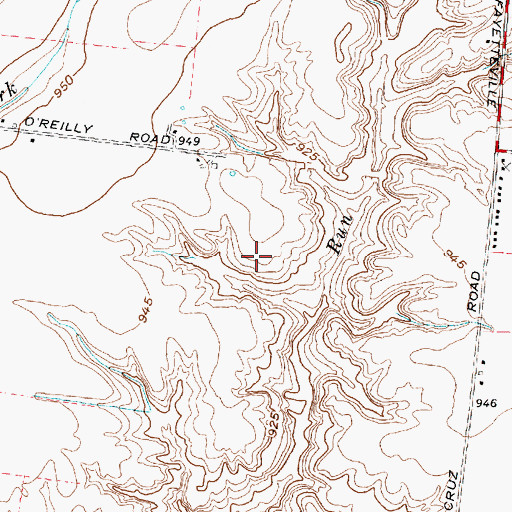 Topographic Map of Lake Lorelei Census Designated Place, OH