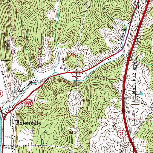 Topographic Map of Greenleaf Compost Farm, OH