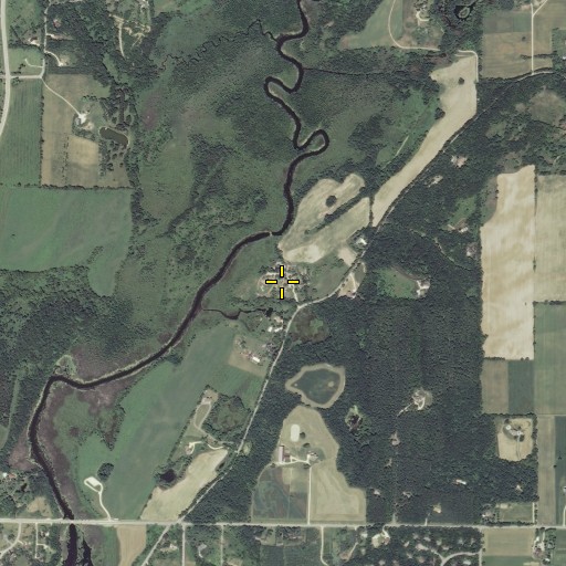 Aerial/Satellite Image of Monches Farm, WI