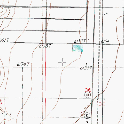 Topographic Map of McIntosh Census Designated Place, NM