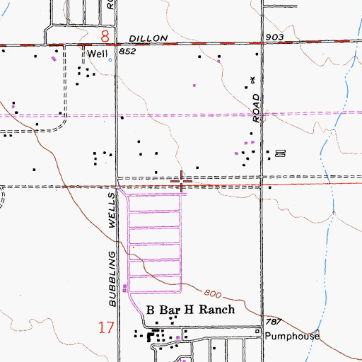 Topographic Map of Garnet Census Designated Place, CA
