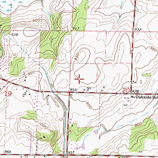 Topographic Map of Mandt Farm and Equestrian Center, WI