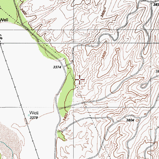 Topographic Map of Rio Rico Census Designated Place, AZ