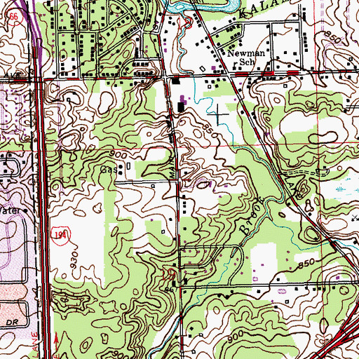 Topographic Map of Family Altar Chapel, MI