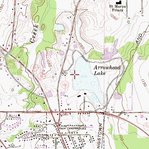 Topographic Map of Township of Fairfield (historical), OH