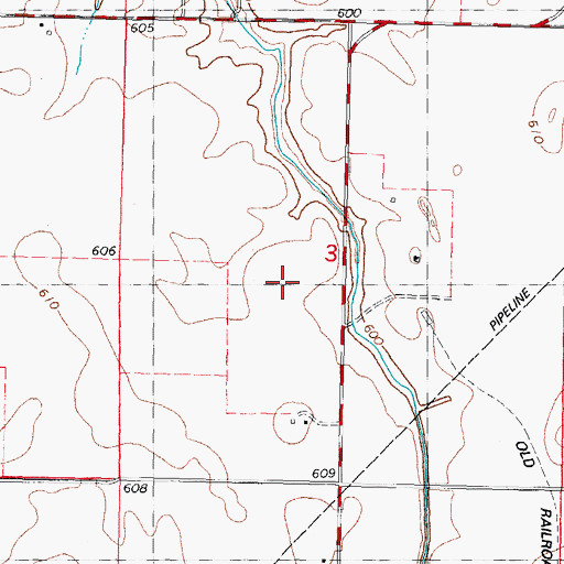 Topographic Map of Sharp Farms, IL