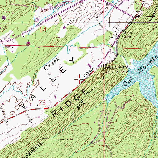 Topographic Map of Heardmont Park, AL