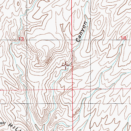 Topographic Map of Black Hills Arch, AZ