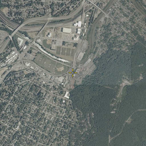 Aerial/Satellite Image of Carilion Clinic Childrens Hospital, VA