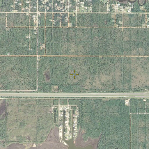 Aerial/Satellite Image of Avalon Census Designated Place, FL