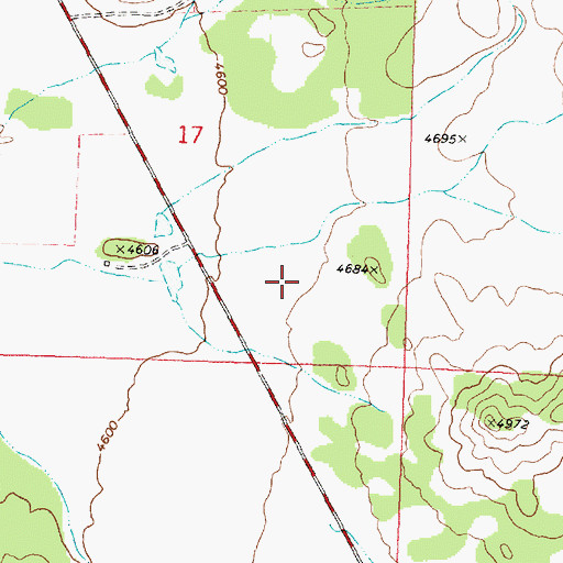 Topographic Map of Dammeron Valley Census Designated Place, UT