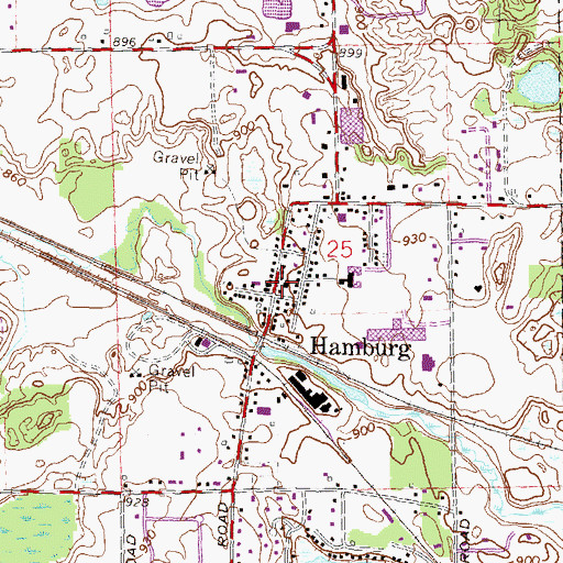 Topographic Map of Saint Stephen's Episcopal Church, MI
