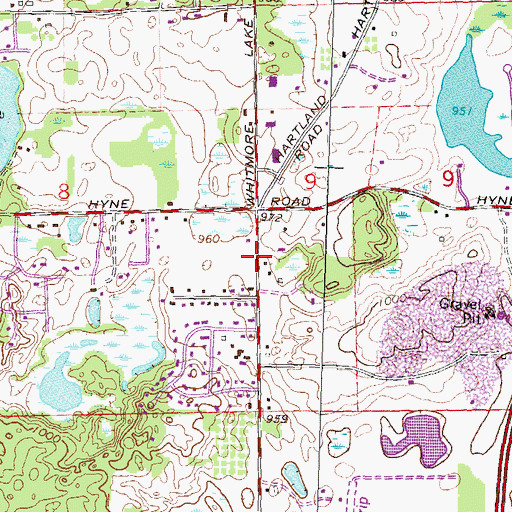 Topographic Map of Father's House Church, MI