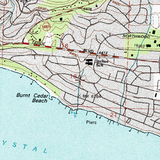 Topographic Map of Mark Twain Cultural Center, NV