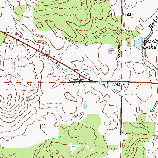 Topographic Map of Auburn Pointe Greenhouses, OH