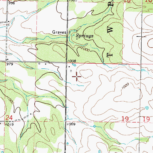 Topographic Map of Rose, OK