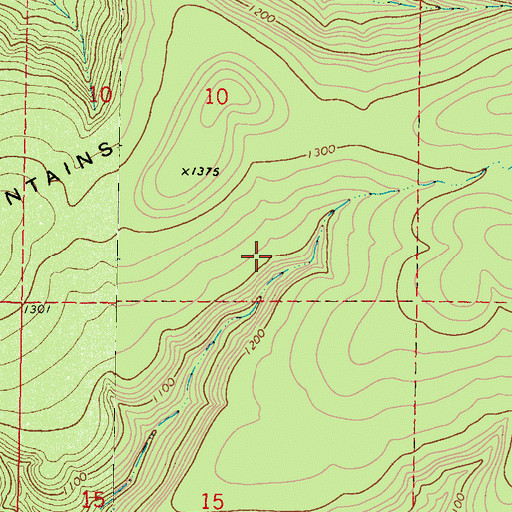Topographic Map of Sequoyah Non-Community, OK