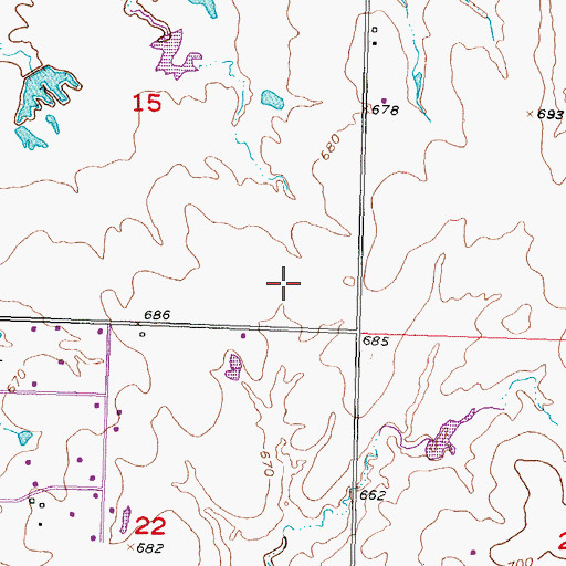 Topographic Map of Tulsa Non-Community, OK