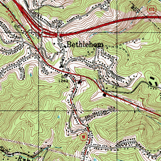 Topographic Map of Montessori Childrens Center (historical), WV