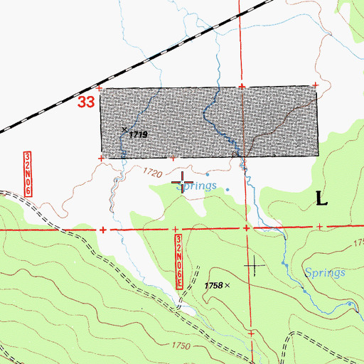 Topographic Map of Mapes Cow Camp, CA