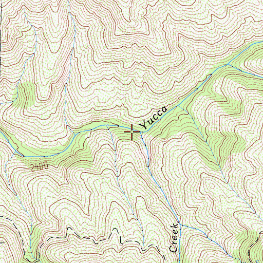 Topographic Map of Maple Creek, CA