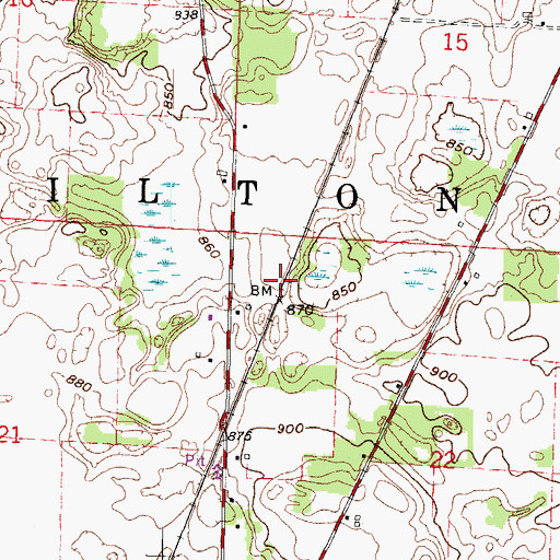 Topographic Map of Clean Sweep Farm, WI