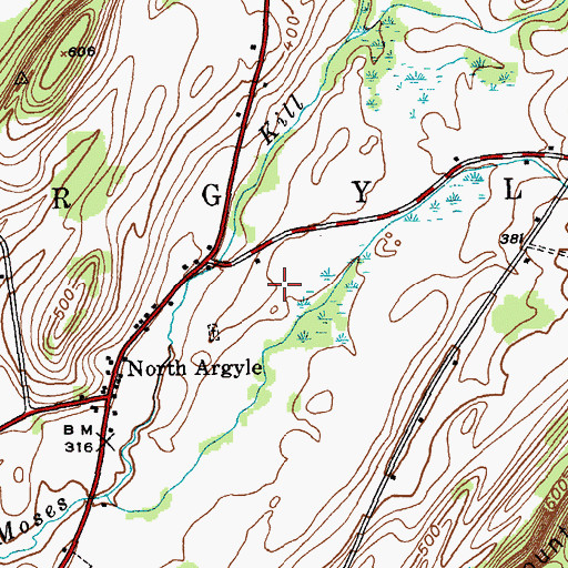 Topographic Map of Silver Eagles Farm, NY