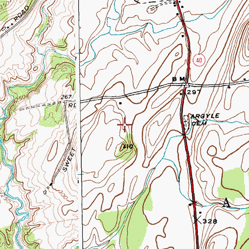 Topographic Map of Star Ridge Farm, NY