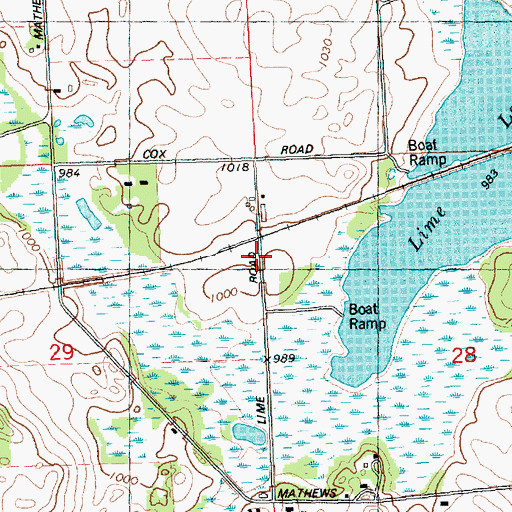 Topographic Map of Spring Arbor Station (historical), MI
