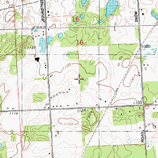 Topographic Map of Conklin Reed Organ and History Museum, MI