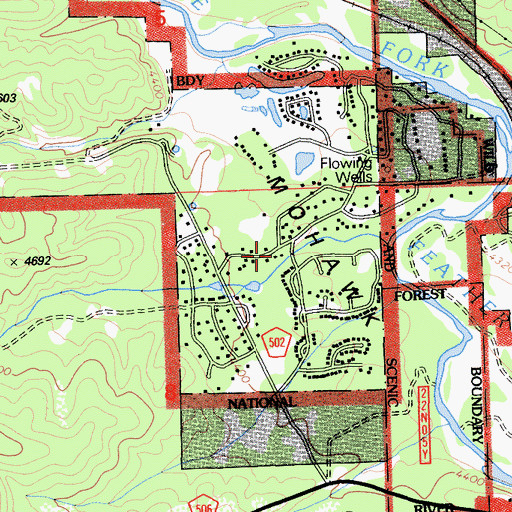 Topographic Map of Plumas Eureka, CA