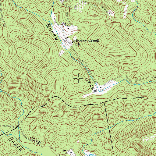Topographic Map of Hareapple Farm, NC