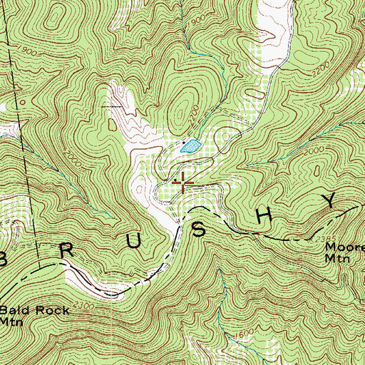 Topographic Map of Perry Lowe Orchards, NC