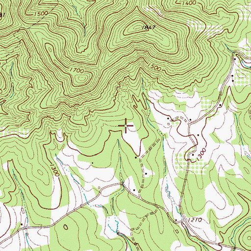 Topographic Map of Saint Clair Orchard, NC