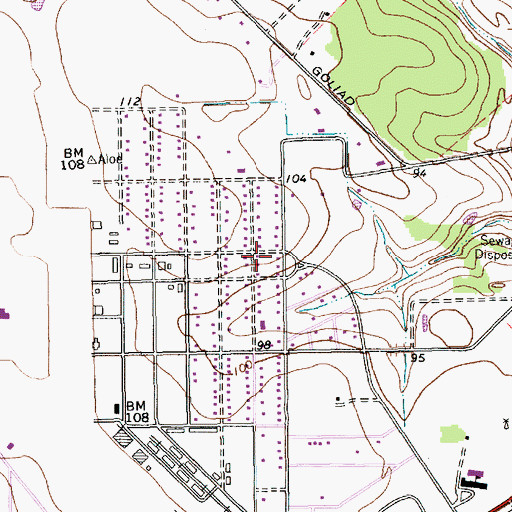 Topographic Map of Quail Creek, TX
