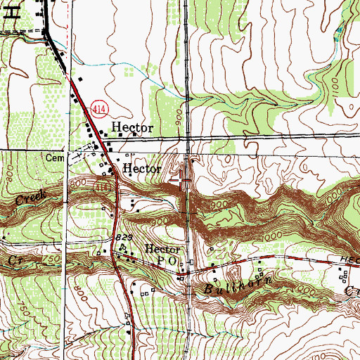 Topographic Map of Arcangeli Pit, NY
