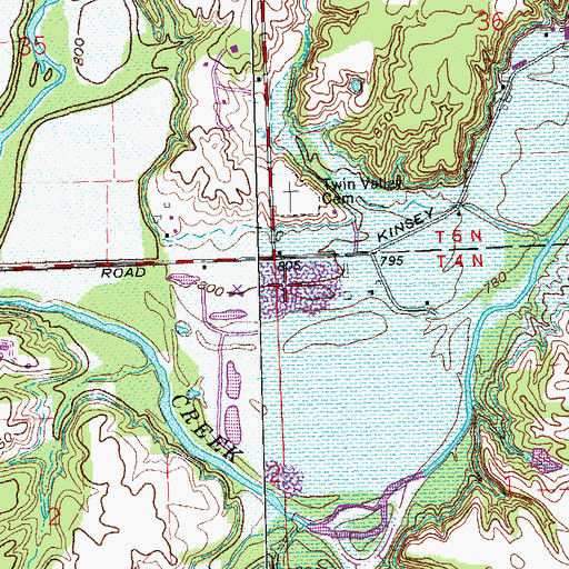 Topographic Map of Southern Ohio Pit, OH