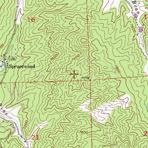 Topographic Map of Carolyn Holmberg Preserve at Rock Creek Farm, CO