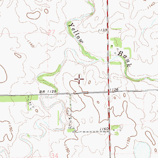Topographic Map of Victory Farms, SD