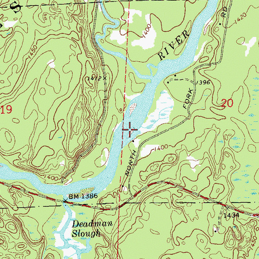Topographic Map of Berends Quarry, WI