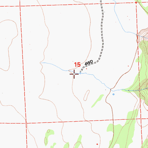 Topographic Map of McGarva Reservoir Two, CA