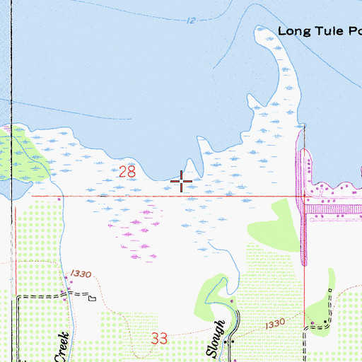 Topographic Map of McGaugh Slough, CA